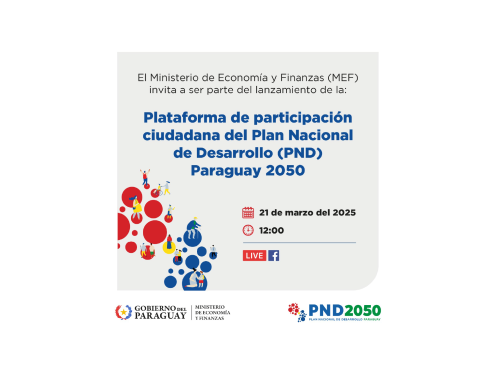 MEF sigue adelante con talleres en el interior para la construcción del PND Paraguay 2050